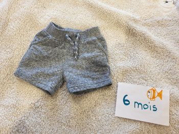 Short garçon 6mois