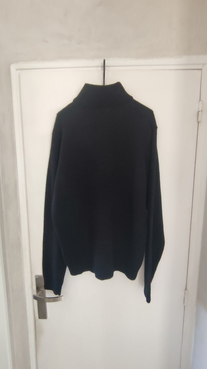 pull homme zippé taille XL couleur noir marque tout simplement - photo numéro 4