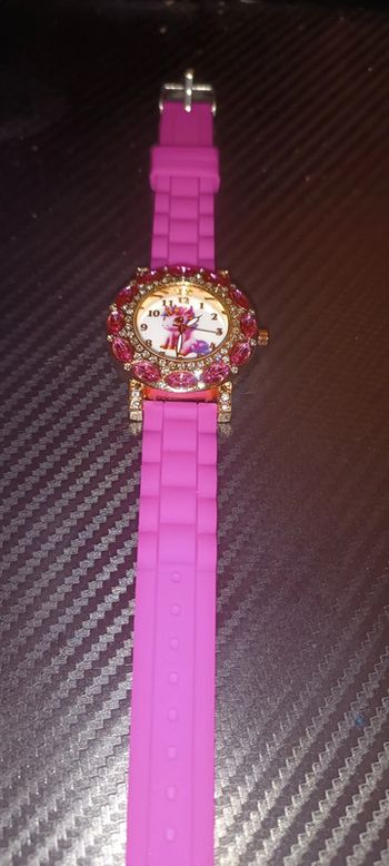 Montre  rose licorne strass adulte ou enfant