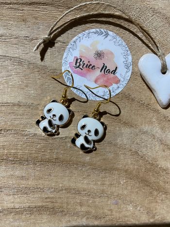 Boucles d’oreilles Panda