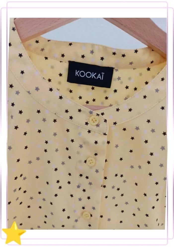 Blouse jaune Kookaï 42 L - photo numéro 3