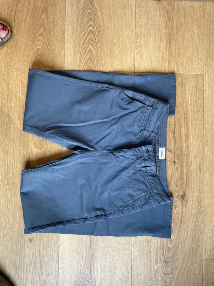 Chino bleu pétrole - photo numéro 3