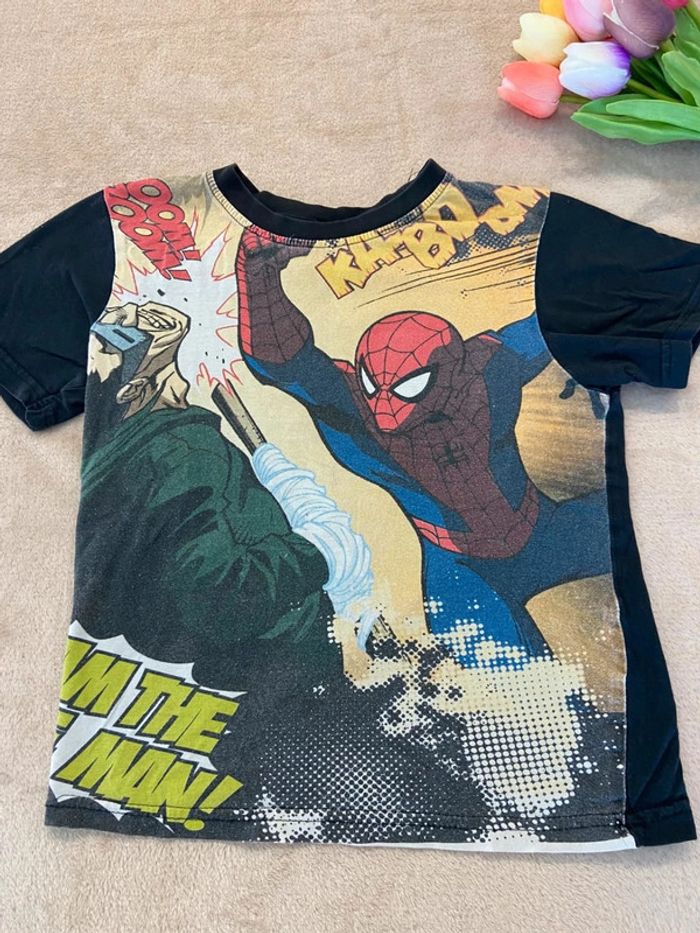 Teeshirt Spiderman garçon 6 ans - photo numéro 2