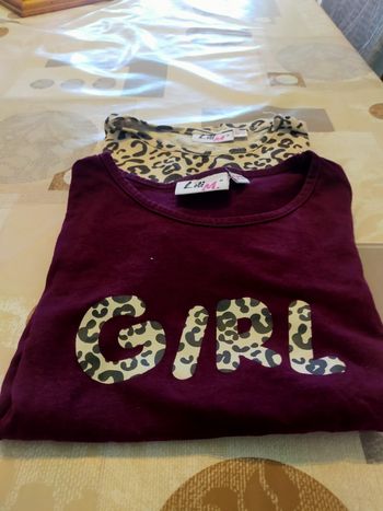 Lot de tee shirts fille 