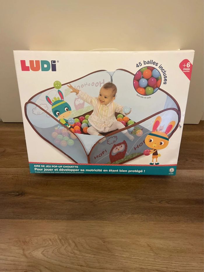 Ludi - Aire de Jeu pop up chouette 45 balles