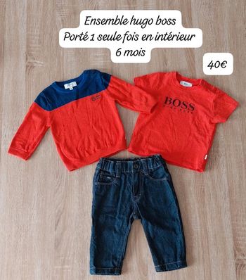 Ensemble hugo boss bébé garçon 6 mois