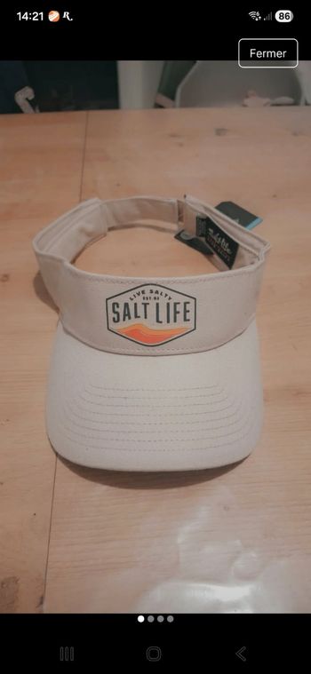Visière salt life neuve