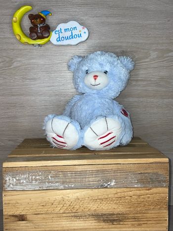 KAL371 doudou ours 🐻 rouge kaloo
