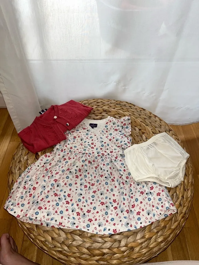 Ensemble Robe et Gilet Sergent Major 6 mois 68cm