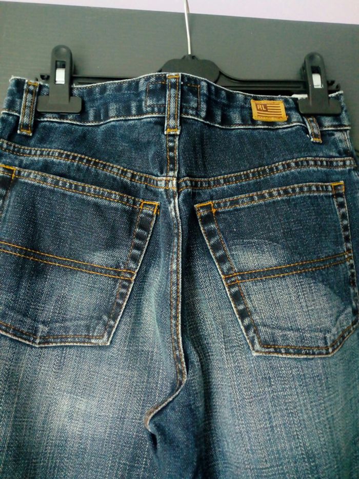 jean bleu marine délavé taille w 4 L 32 - photo numéro 2