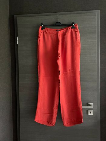 Pantalon soyeux orange Morgan 38-40