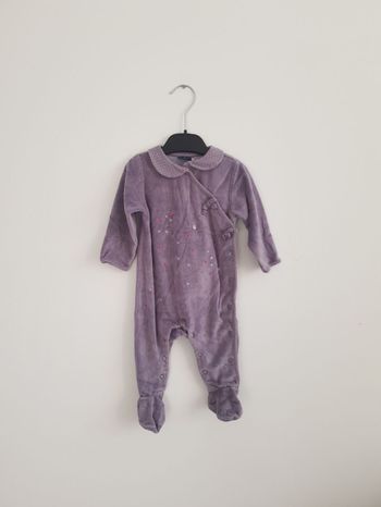 Pyjama en velours taille 6mois