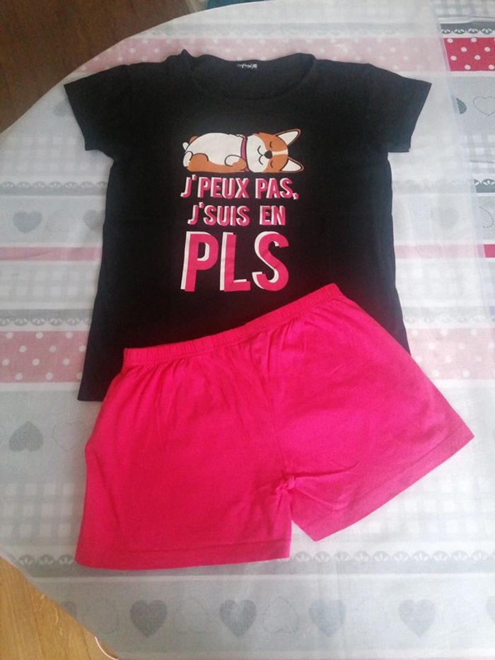 Pyjama short 2 pièces XS
