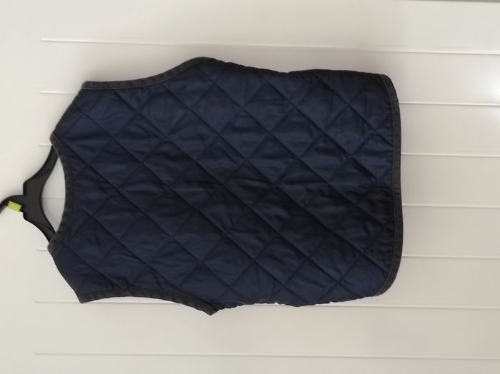 Gilet sans manches garçon 5 ans – Bleu marine – Type équitation - photo numéro 4