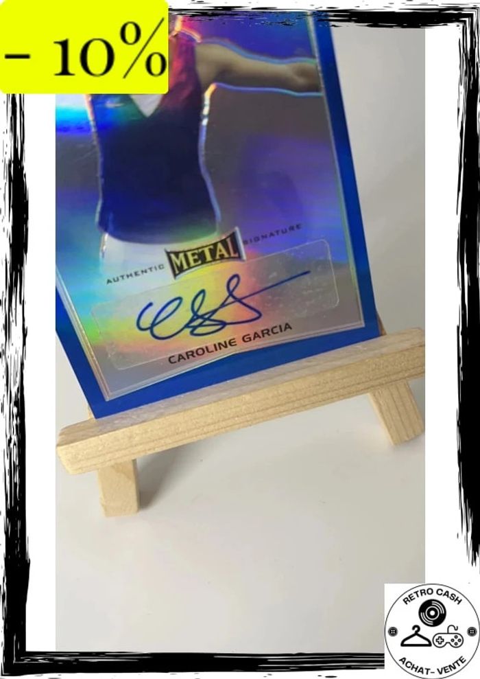2017 Leaf signature series Caroline Garcia autographe/carte de tennis signée BA- - photo numéro 3