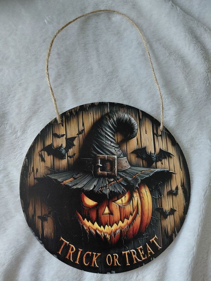 Décoration en bois pour Halloween - photo numéro 2