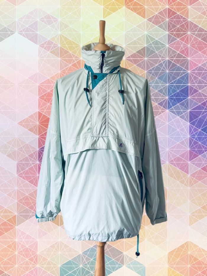 🔹🌿Veste K-Way Vintage Homme Rare and authentic vintage K-Way jacket🌿🔹