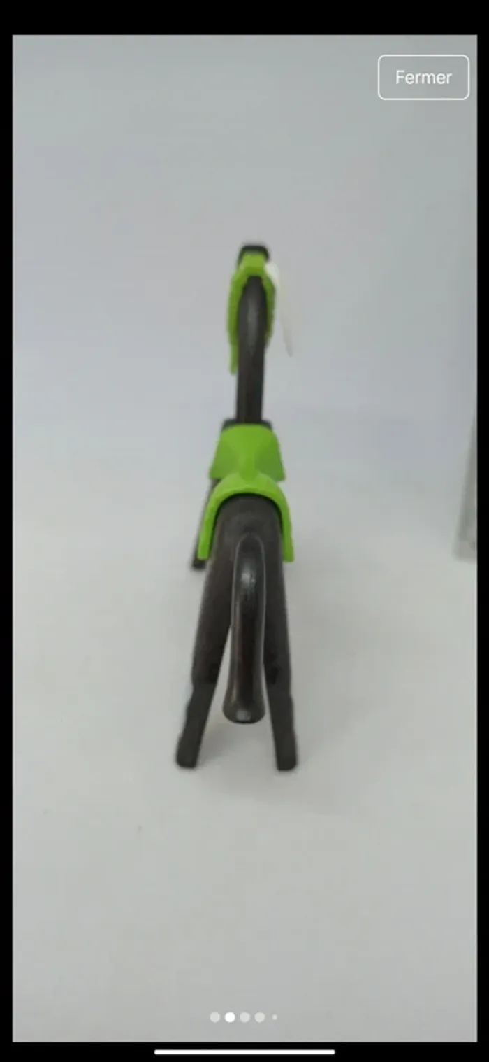 Cheval indien noir avec peintures et selle playmobil - photo numéro 2