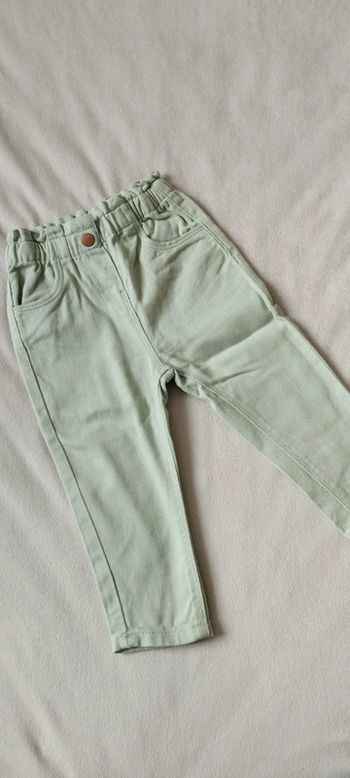 Pantalon menthe 18 MOIS