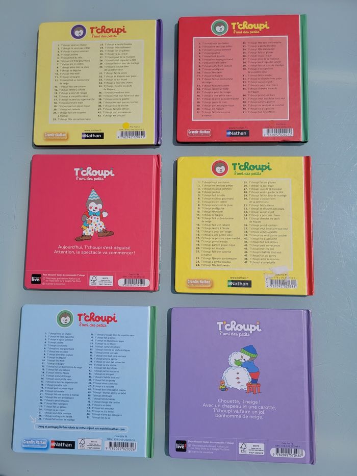 6 livres T'choupi : 2, 3, 9, 10, 11 et 12 - photo numéro 3