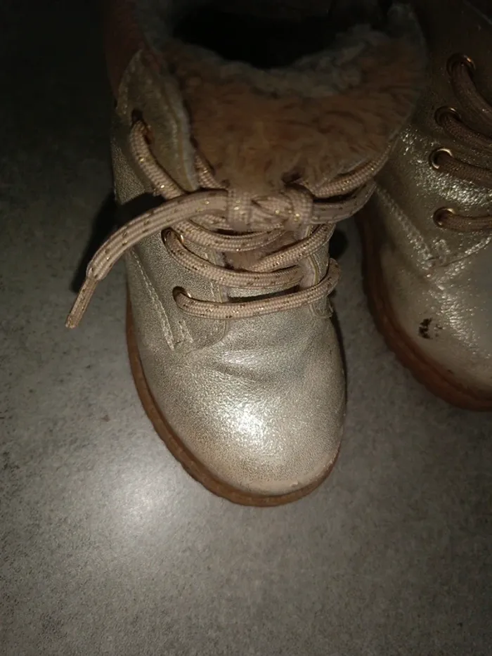Bottines dorées la redoute 23 - photo numéro 2