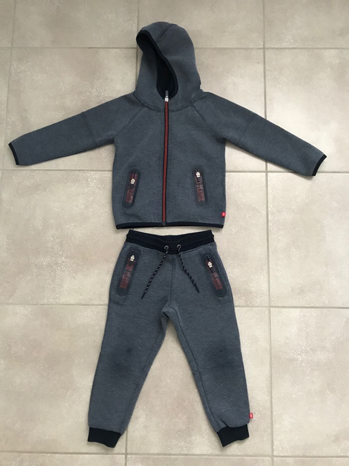 Ensemble jogging Okaidi bleu 4 ans