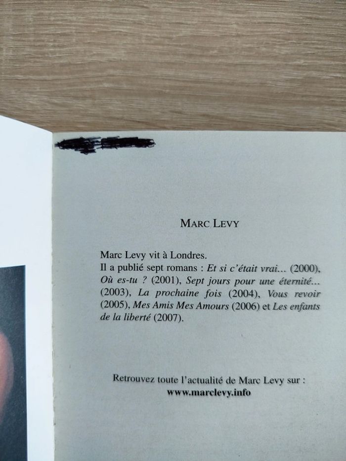 Où es-tu, Marc Lévy - photo numéro 4