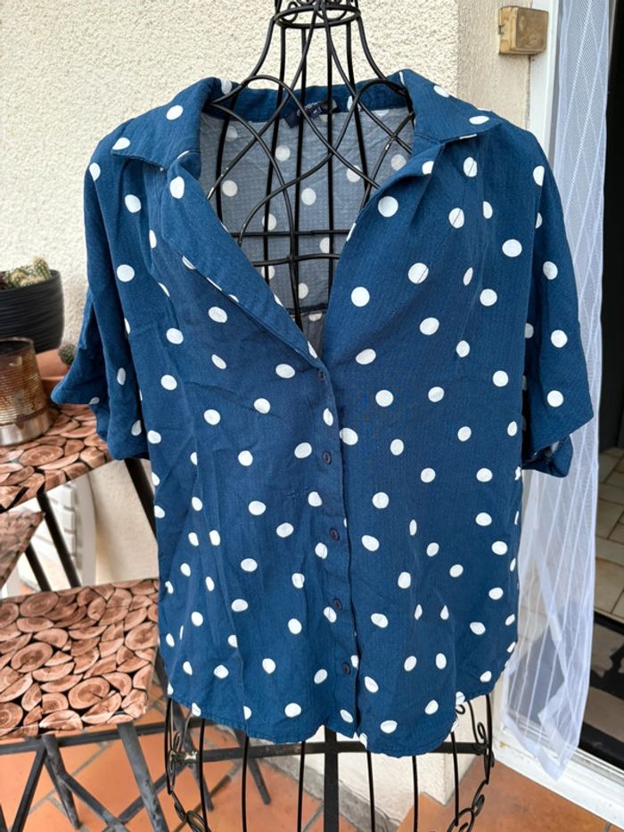 Chemisier à pois