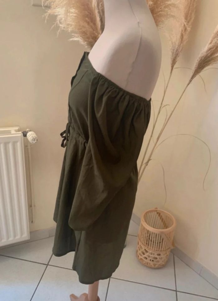 Robe à manches longues, kaki, Prettylittlething - photo numéro 7