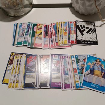 One piece lot de 55 cartes différentes