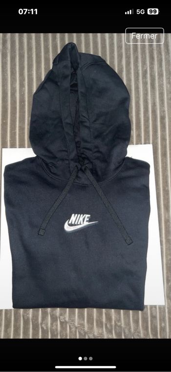 Sweat à capuche Nike Noir