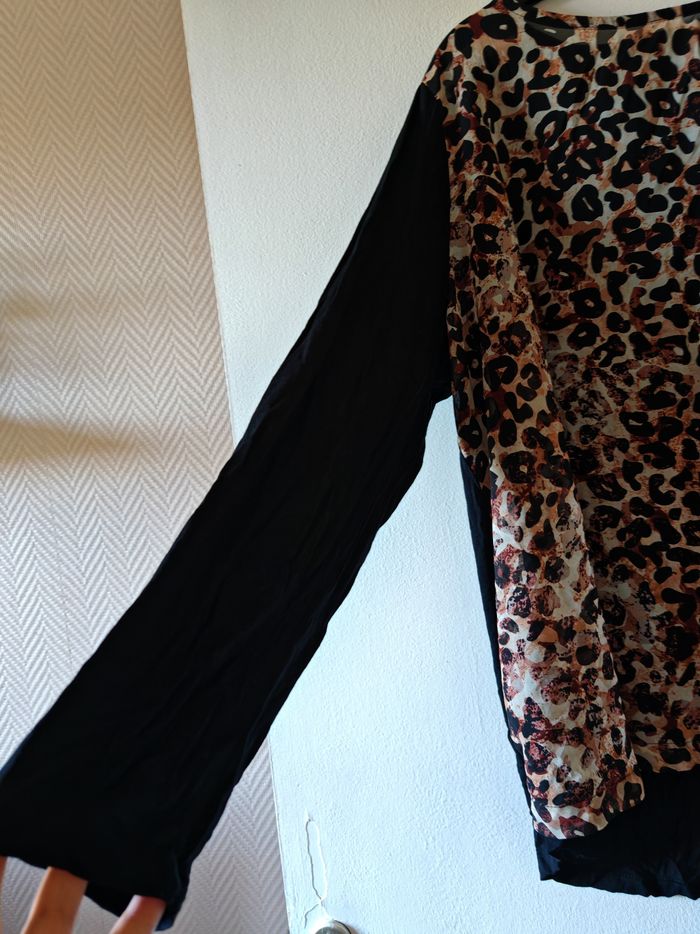 Blouse léopard manches longues - photo numéro 4