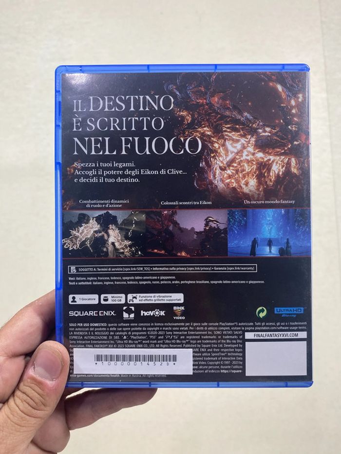 🎮 Jeu PS5 – Final Fantasy XVI 🔥 - photo numéro 2