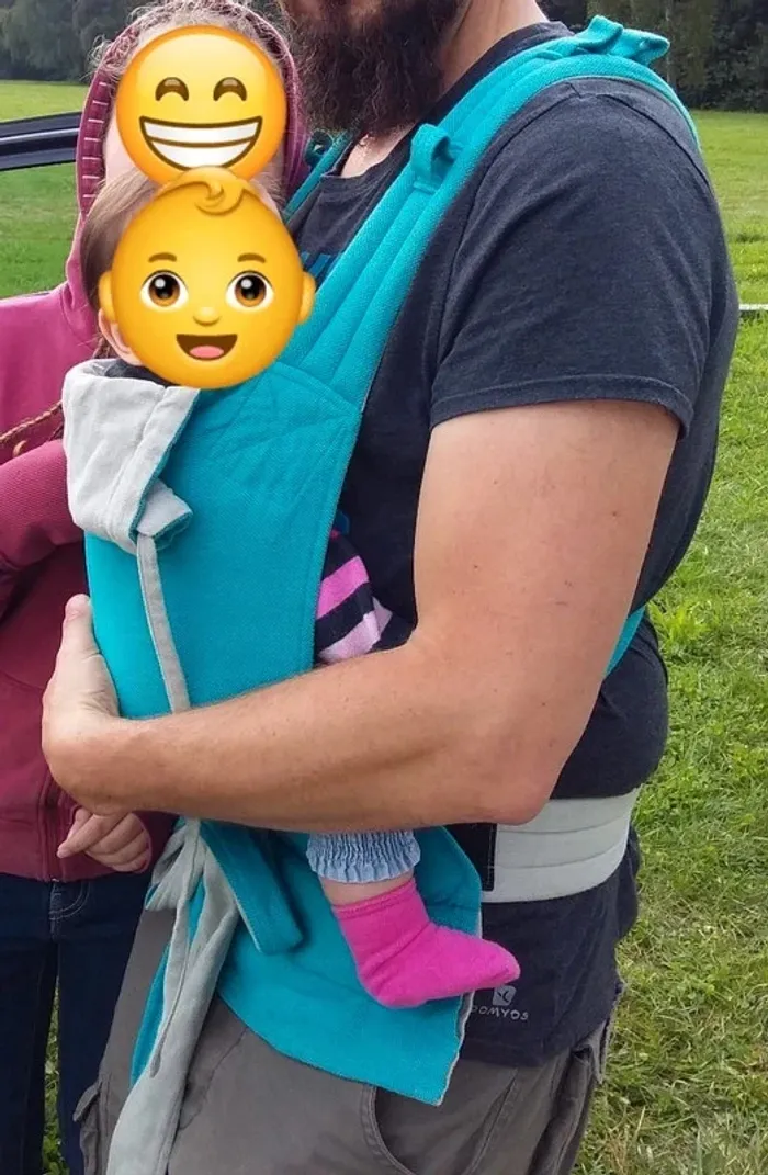 Porte-bébé portage Mei tai évolutif et réversible 0-3 ans - photo numéro 5