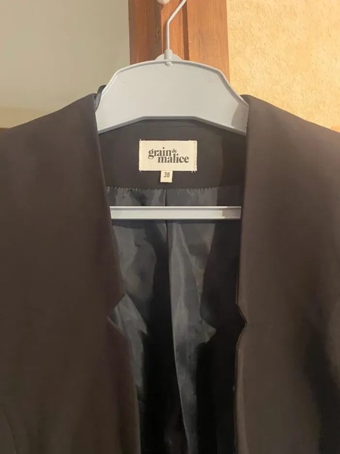 🖤 Élégante Veste Femme – Graine de Malice – Taille 38 - photo numéro 4