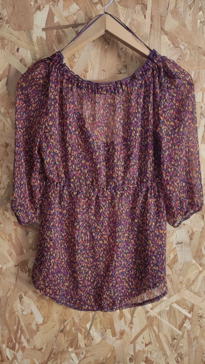 Haut coloré léger transparent - photo numéro 4