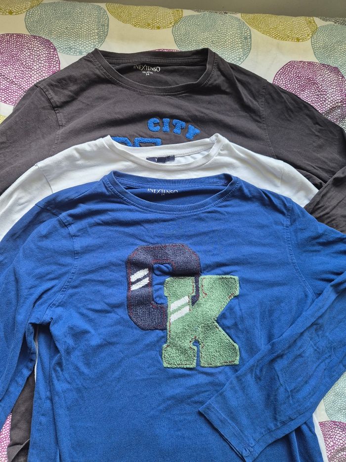 Lot 3 t-shirts manches longues