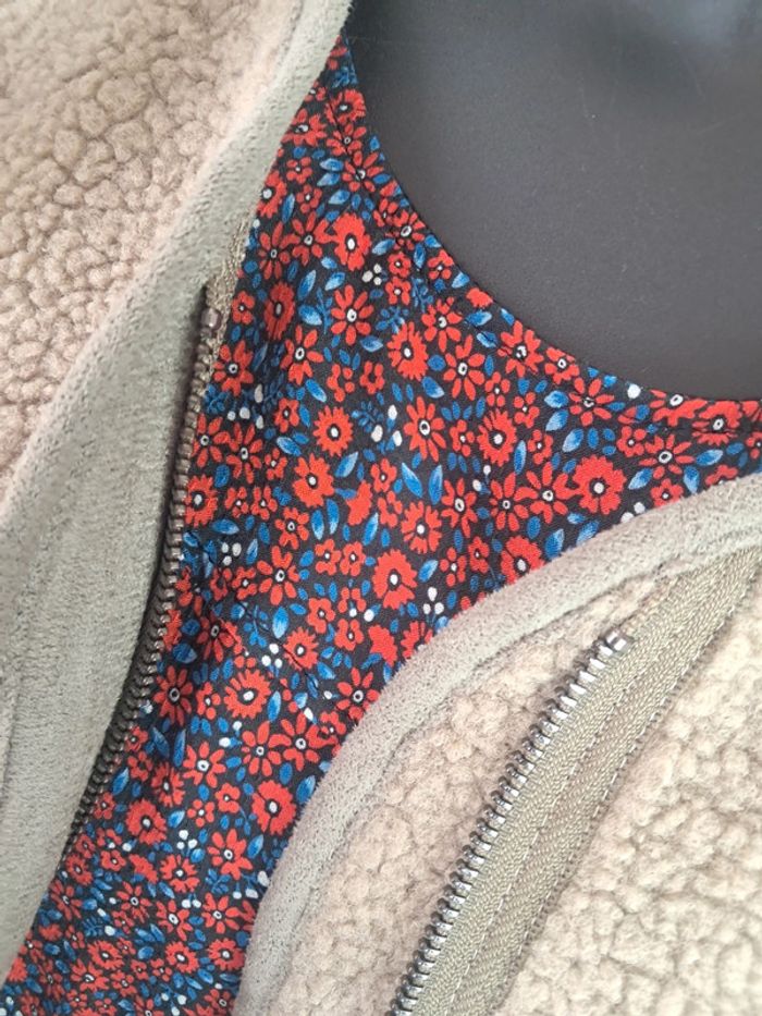 Adoré Paris gilet zip sans manches mouton synthétique 38/40 - photo numéro 7