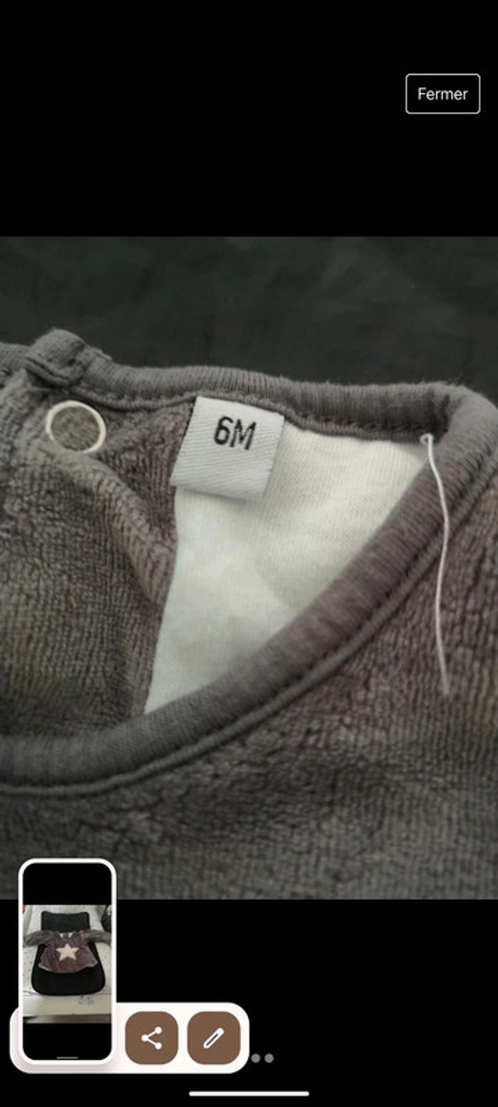 Pull/veste mixte chaud 6 mois - photo numéro 2