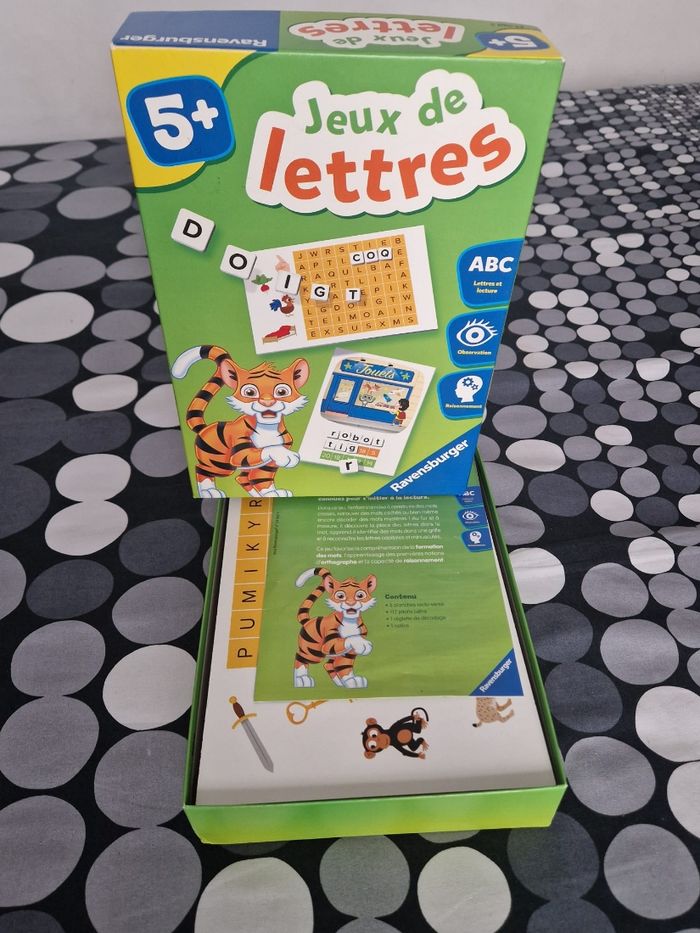 ✏️ Jeu éducatif "Jeux de lettres" Ravensburger – dès 5 ans 🐯 - photo numéro 4