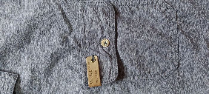 Chemise manche longue coupe droite trappeur M - photo numéro 4