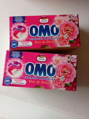 Omo rose et lilas blanc 