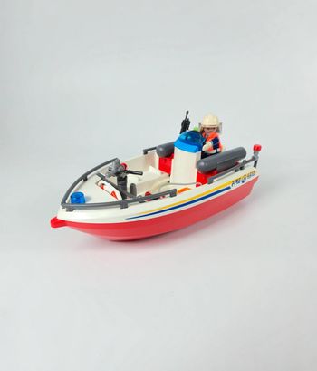 Playmobil Bateau de pompier