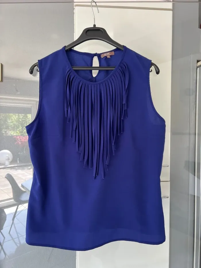 Top bleu roi