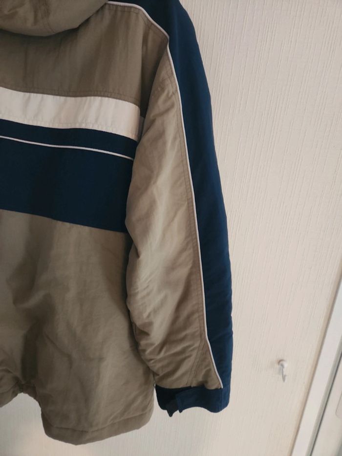 Doudoune Quiksilver bleu marine beige et blanc 14 ans - photo numéro 13