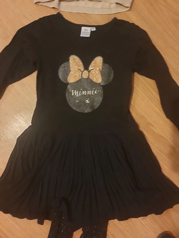 ensemble tenue de fête noir et doré 5 ans - photo numéro 4