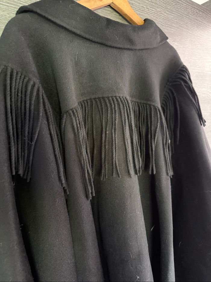 Pancho noir frangé  the kooples  TU - photo numéro 4