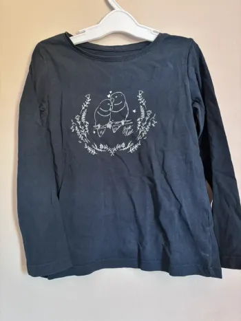 🌺T-shirt manche longue marine 4 ans kiabi  🌺