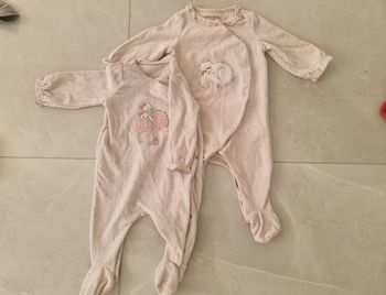 Lot 2 pyjamas rose de marque Mon Premier Major