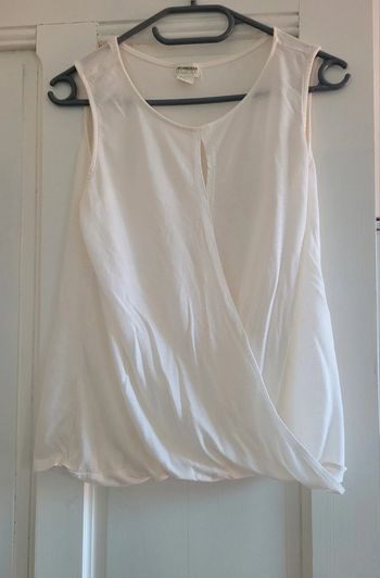 Top blanc chic H&M taille 38